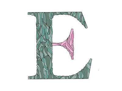 36 Days of Type : E graphic design hand-lettering illustration lettering logo typography