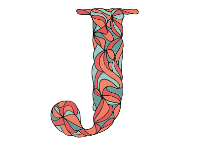 36 Days of Type : J graphic design hand lettering illustration lettering logo typography