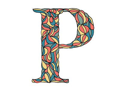 36 Days of Type : P graphic design hand lettering illustration lettering logo typography