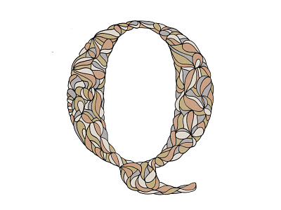 36 Days of Type : Q graphic design hand-lettering illustration lettering logo typography