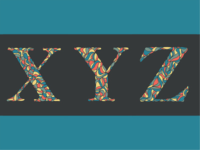 36 Days of Type X, Y and Z — new version 36 days of type 36 days of type 2021 alphabet alphabet typography typographic typography typography art