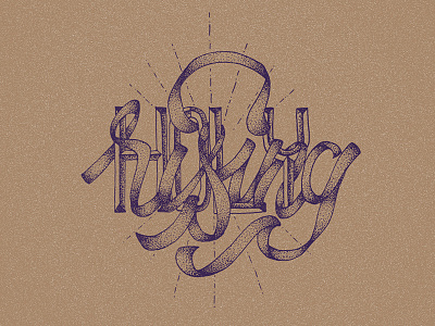 Holy Rising graphic design hand lettering illustration lettering typography