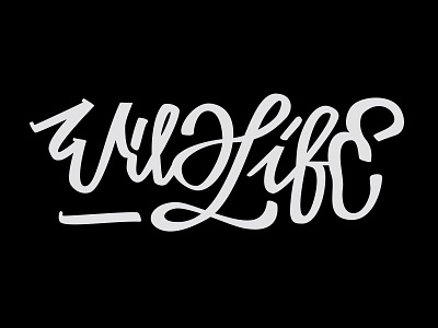 Wildlife cinema film hand lettering illustration lettering logo logotype movie typography vector