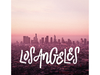 Los Angeles design graphic design hand lettering lettering logo typography vector