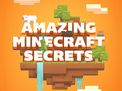 Minecraft illustration 3 character creeper game illustration minecraft sheep spider
