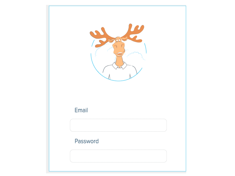 Login page animation app character illustration ui ux