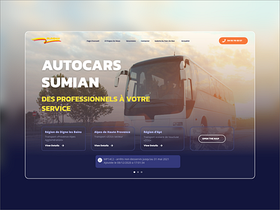 Website Redesign animation design transport travel ui design ux design