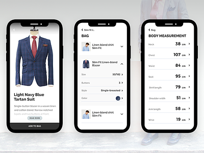 Factory CRM android app clean e-commerce flat ios jackets mobile shopping store ui ux