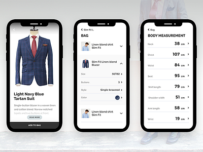 Factory CRM android app clean e commerce flat ios jackets mobile shopping store ui ux