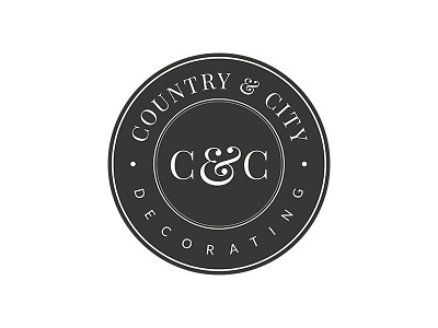 Country & City Decorating - New Logo branding illustration logo typography vector