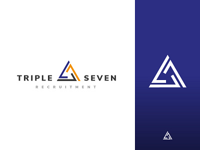 Triple Seven Recruitment branding logo typography