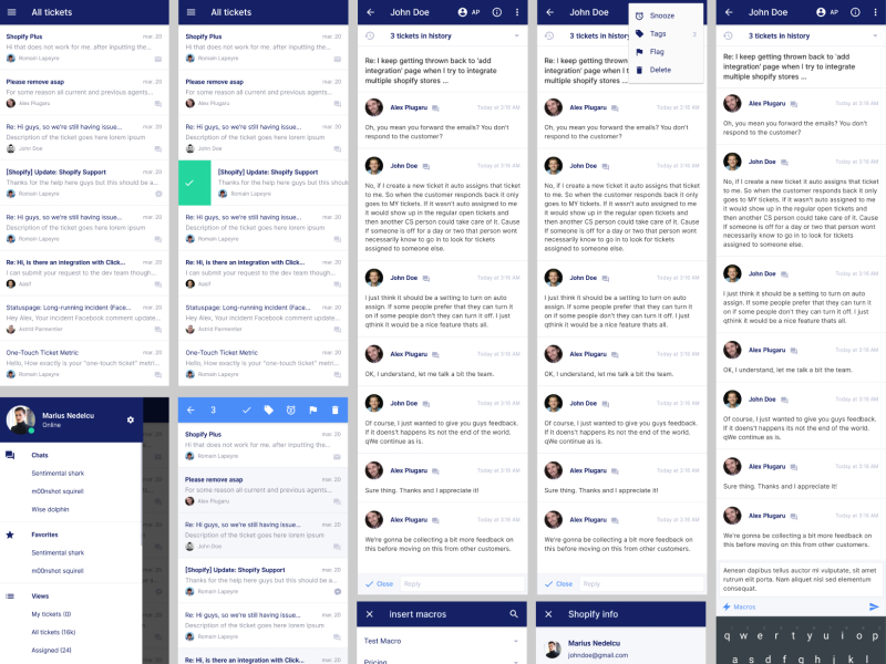 Helpdesk Mobile App By Marius On Dribbble