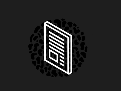 isometric icon - doc book icon isometric