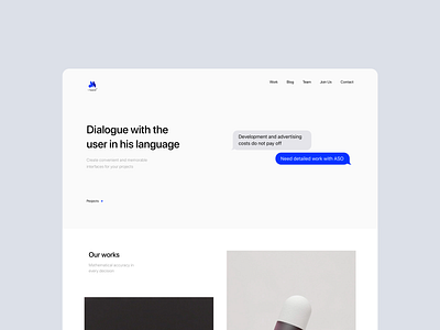 Ayem v.1  — Landing for Design Studio