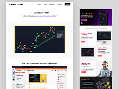 Stock Trading Landing Page