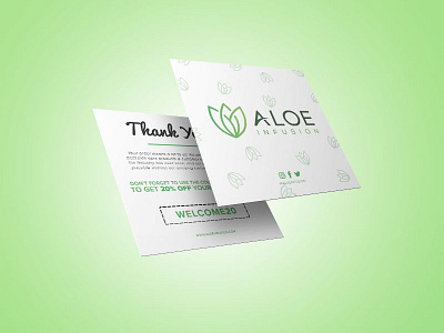 Aloe Infusion Thank You Insert