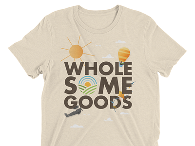 Wholesome Goods Company T-Shirt Design clothing design swag t shirt design