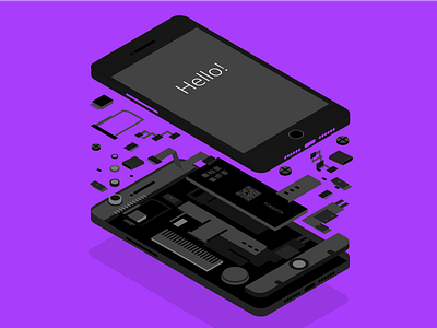 Isometric Iphone