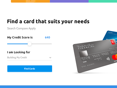 Find A Card That Suits Your Needs credit card form finance find cards search for cards