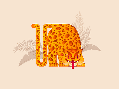 Leopard animal design illustration leopard leopard print print t shirt vector