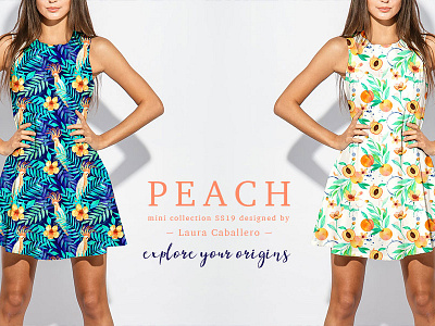 Peach Textile collection