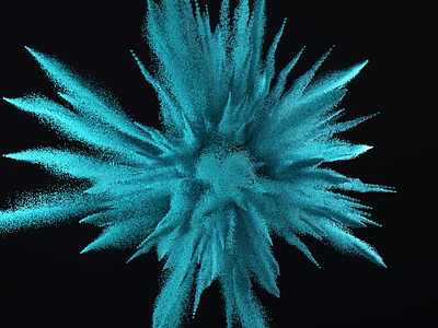 Particle Explosion 3d aftereffects animation art c4d cinema4d colorful design houdini render