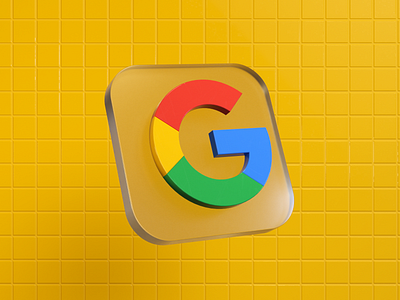 Google Icon 3d 3d art 3d modeling 3dicon art c4d cinema4d colorful icon icon design icon set octanerender render