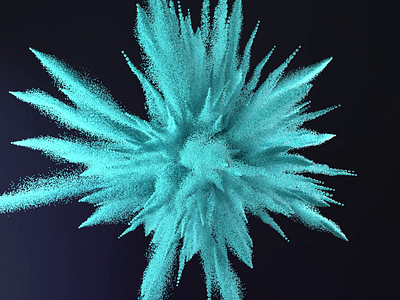Particle Explosion 3d animation art c4d cinema4d colorful houdini motion graphics particleanimation render simulation