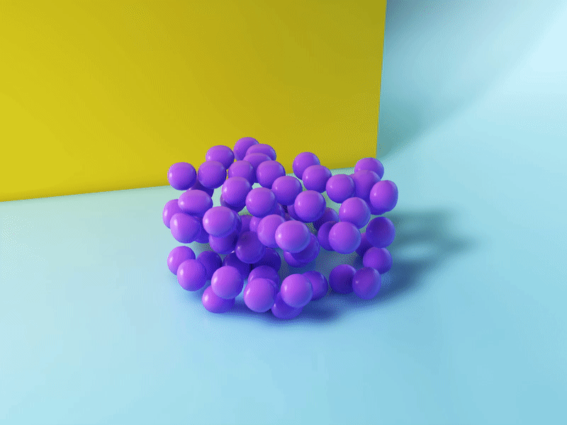 Balloons aftereffects animation c4d colorful design houdini render
