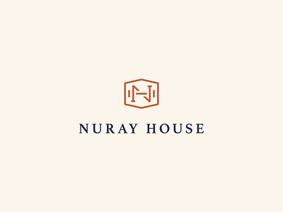 Nuray House house icon logo logo design logotype resident residential residential complex