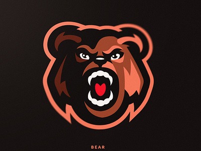 📝 Bear - Mascot Logo ✏️