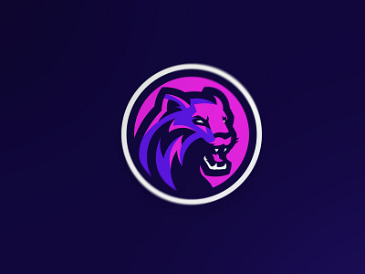 Galaxy Panther Mascot Logo