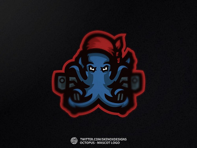 📝 Koro - Mascot Logo ✏️ animal art branding design esports esportslogo gaming illustration logo logo design mascot logo octopus vector