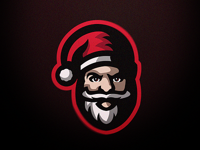 📝 Santa Claus - Mascot Logo ✏️ animal art branding christmas design esports esportslogo gaming human illustration logo logo design mascot logo santa santa claus vector