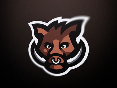 📝 Wildpig/Boar - Mascot Logo ✏️