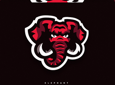 📝 Elephant - Mascot Logo ✏️ animal art branding design elephant elephant logo elephant mascot logo elephants esports esportslogo gaming illustration logo logo design mascot logo vector