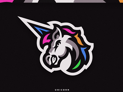 📝 Unicorn - Mascot Logo ✏️