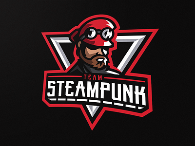 📝 Steampunk Fighter - Mascot Logo ✏️