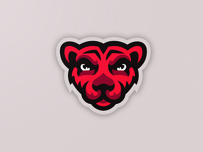 📝 Red Panther - Mascot Logo ✏️