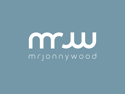 Brand: mrjonnywood brand brandmark clean logo typography