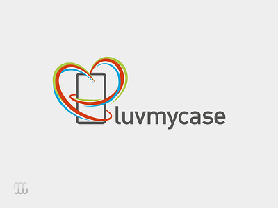 Luvmycase Logo brand design graphic design logo