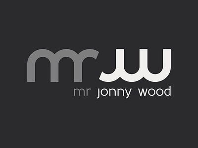 Mr Jonny Wood brand brand design logo logo design