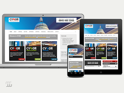 CY4OR responsive website online responsive web design web development website wordpress