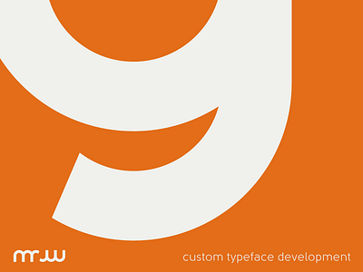 Custom Typeface Development brand branding type typeface typography