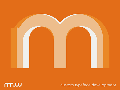 Custom Typeface Development brand branding type typeface typography