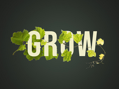 Grow Art art photoshop postcard poster