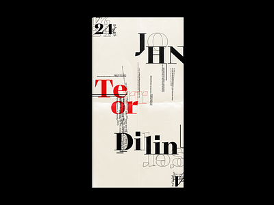 John Dillinger Typographic Biography contemporary folded poster graphic design john dillinger pangrampangram post modern poster type typography zine