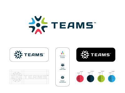 Logo exploration TEAMS brand branding clean color design flat icon logo logotype maritime minimal school school app school logo students