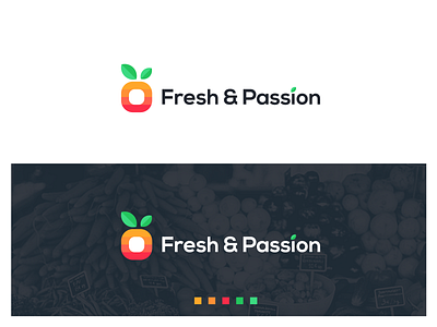 Logo for a fruit and vegetable import company