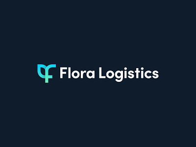 Flora Logistics - Logo Design branding flora icon identity logo plant software